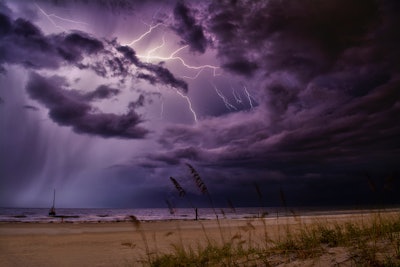 Bad Weather Beach Clouds 2418664
