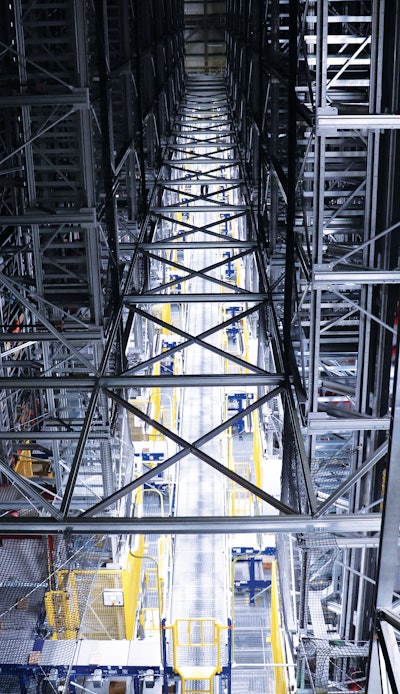 An inside view of the McLane case picking area.