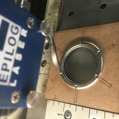 Engraving The Caseback With Epilog