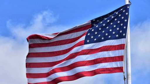 American Flag Clouds Flag Flagpole 457563