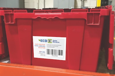 Eco Tote Renew Id Label