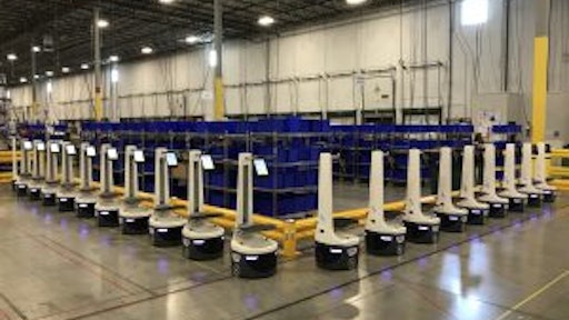 Locus' fleet of autonomous robots