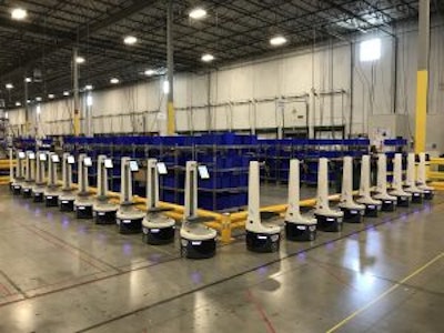 Locus' fleet of autonomous robots
