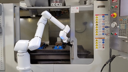 Productive Robotics Ob7 Opening Machine Door