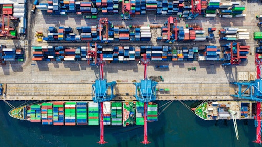 Birds Eye View Photo Of Freight Containers 2226458
