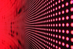 Red Lights In Line On Black Surface 158826