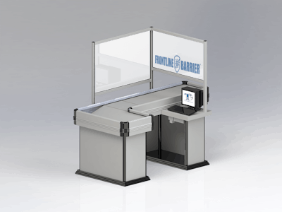 Cashier Back View