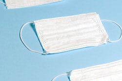 Face Masks On Blue Background 3786155