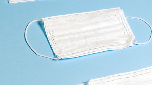 Face Masks On Blue Background 3786155
