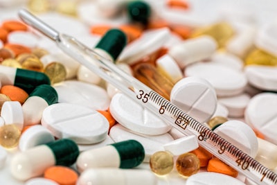 Thermometer On Medical Pills 139398