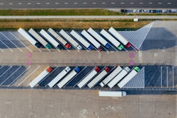 Aerial Photography Of Trucks Parked 2800121