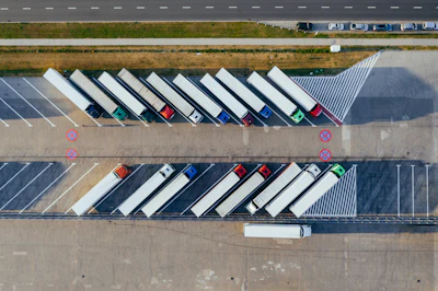 Aerial Photography Of Trucks Parked 2800121 (1)