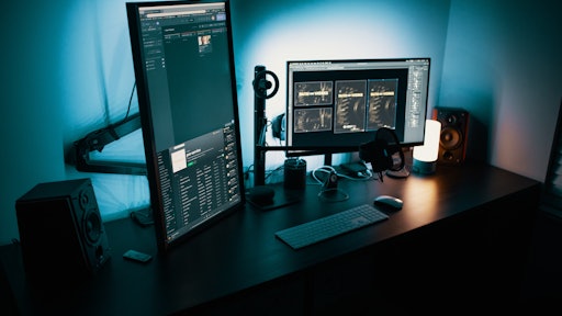 Black Flat Screen Computer Monitor 1714208
