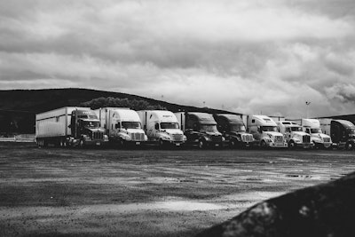Parked Trucks Under Clouds 2348359 (2)