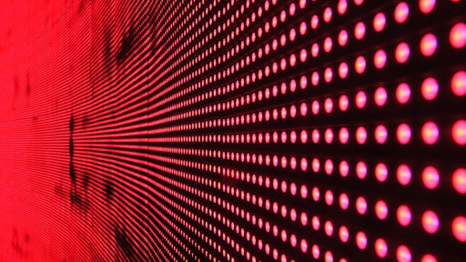 Red Lights In Line On Black Surface 158826