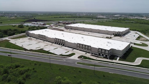 Amazon’s new sortation center in its 370,840-square-foot facility at Kyle Crossing Business Park.
