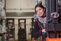 Rk Employee On Forklift