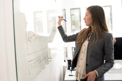 Pexels Woman Dry Erase Board