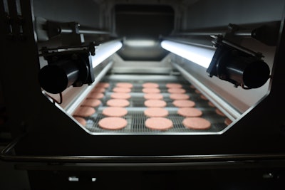 GSF’s Opelika, Ala., protein products facility implemented cutting-edge robotics and a vision inspection system that automates patty production.