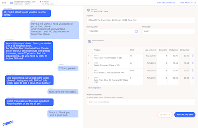 Choco Voice Agent Eng