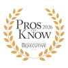 Pros to Know 2026 award emblem with golden laurel wreath