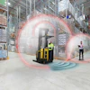 Yale Forklift In Warehouse
