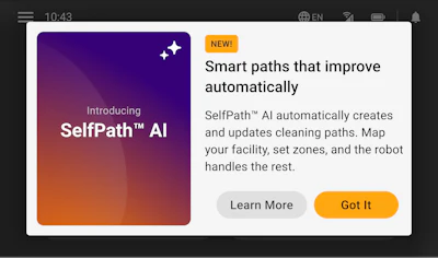 Brain Corp Self Path Ai Modal
