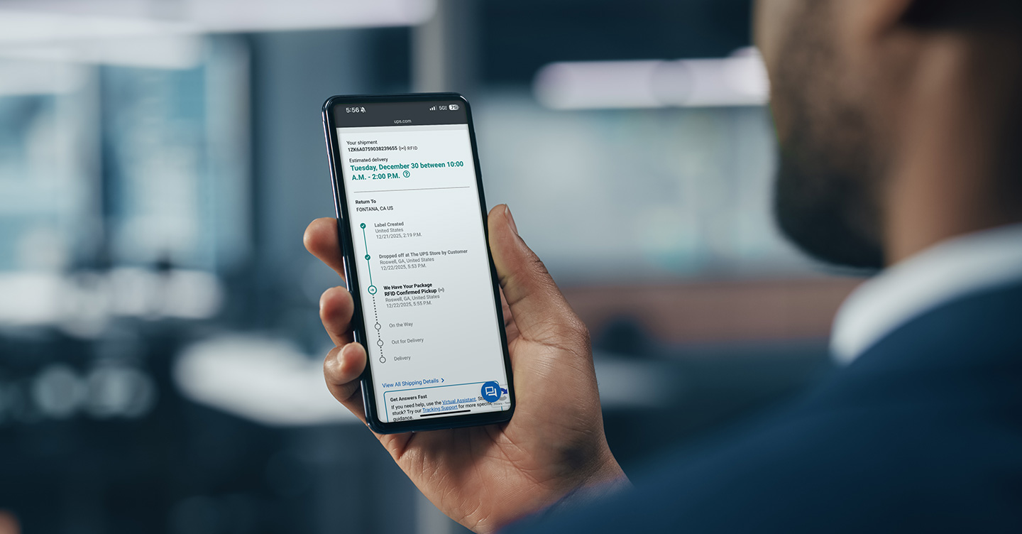 UPS Debuts RFID Package Sensing Technology Across Small Package Network