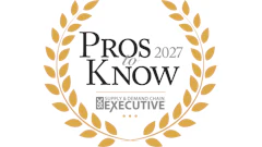 Pros to Know 2027 award badge by Supply & Demand Chain Executive with gold laurel wreath design