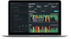 Samsara fleet management dashboard displaying battery health analytics with monthly charge distribution and threshold charts for vehicle diagnostics.