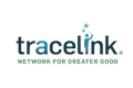 TraceLink logo with tagline Network for Greater Good, featuring teal text and icon of person with stars