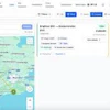 FreightView logistics dashboard displaying interactive map with freight tracking and shipment management interface