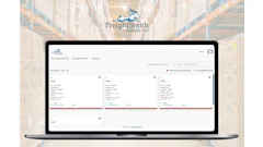 FreightSmith Schedule Pro logo featuring a blue leaping rabbit icon above company name