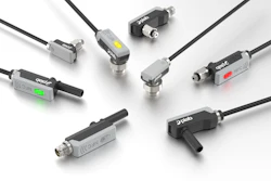 Collection of SICK industrial sensor connectors and M12 cable connectors in various configurations with black and gray housings